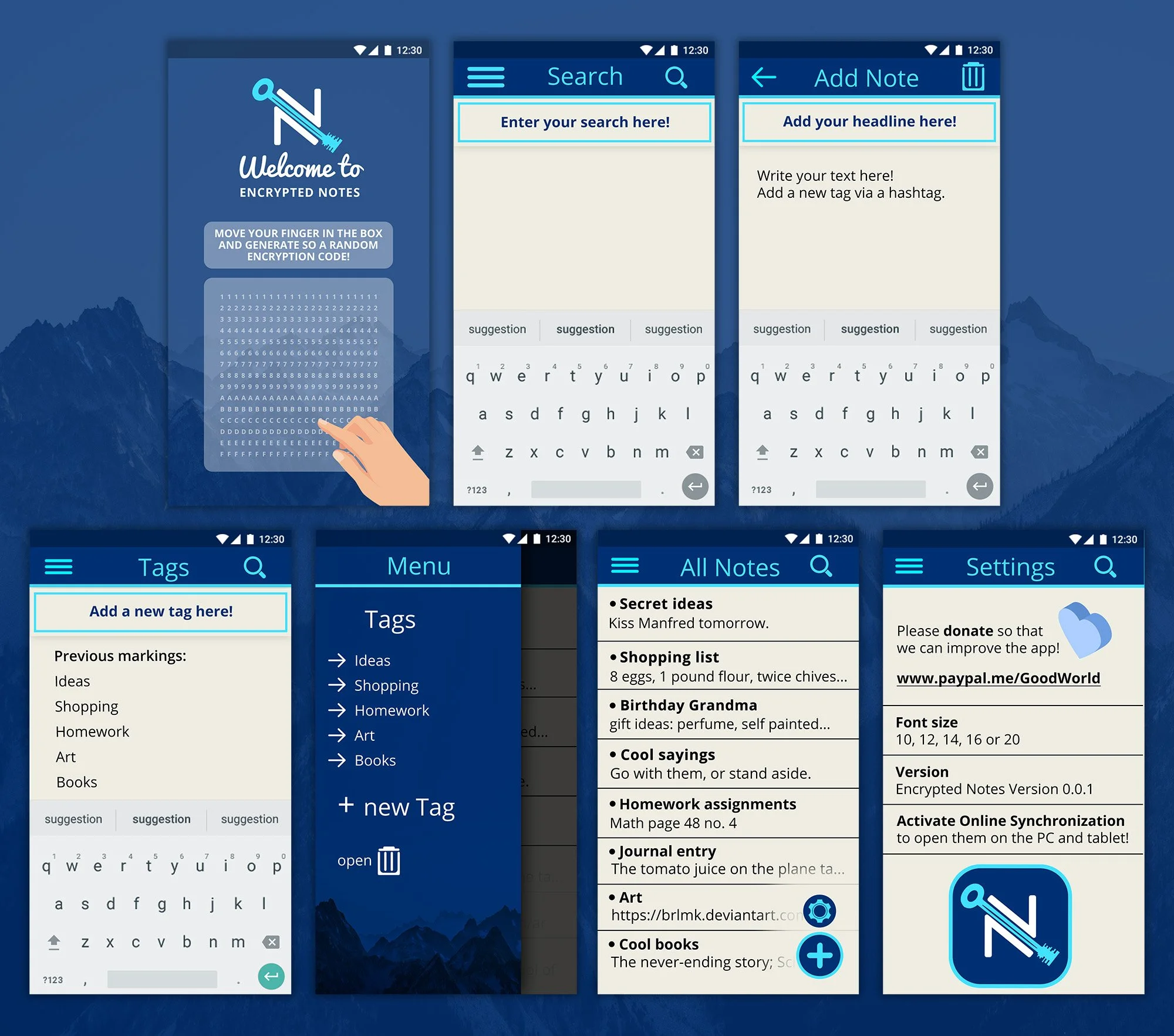 Design 1 Safe Notes